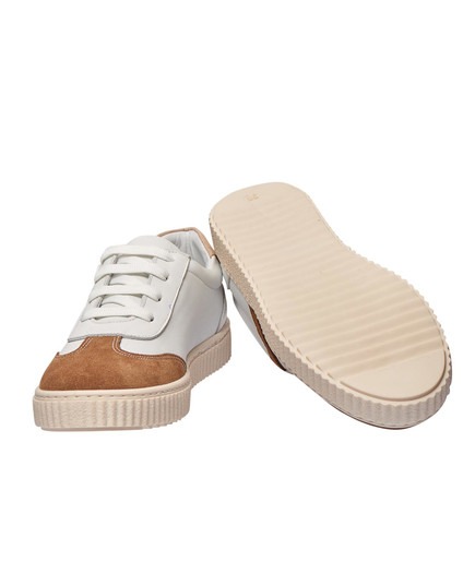 Кеды Theo Leo белого и бежевого цветов, Цвет: білий/бежевий, Размер: 37, изображение 2