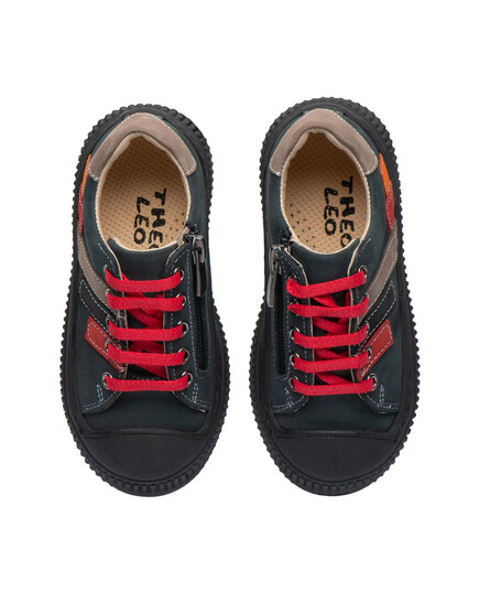 Кеды Theo Leo графитового цвета (LEO-3425_graphite), Цвет: графітовий/кольоровий декор, Размер: 27, изображение 2