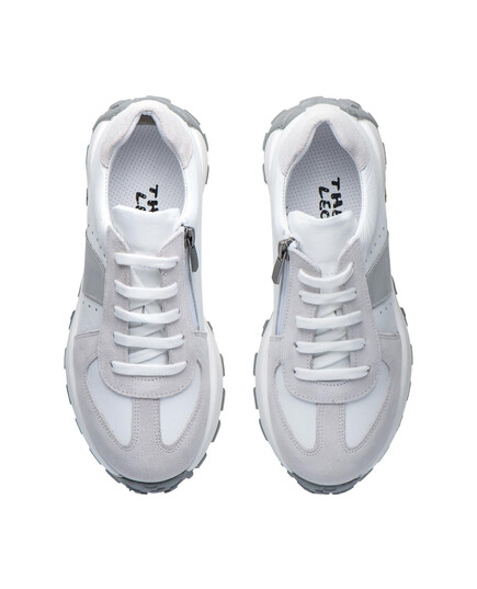 Кросівки Theo Leo сіро-білого кольору (LEO-3369), Колір: білий/св.сірий, Розмір: 37, зображення 2