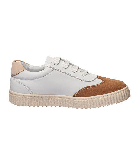 Кеды Theo Leo белого и бежевого цветов, Цвет: білий/бежевий, Размер: 37, изображение 4