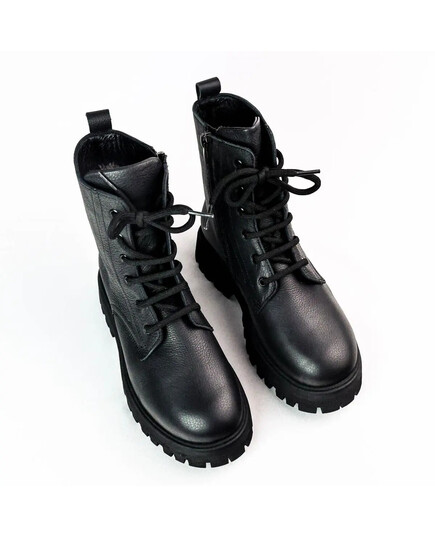 Зимові дитячі черевики Theo Leo чорного кольору, Колір: чорний, Розмір: 34, зображення 5