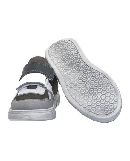 Кеды для мальчиков Theo Leo белого и серого цветов (LEO-3236 SM-WH), Цвет: сірий/білий, Размер: 21, изображение 2