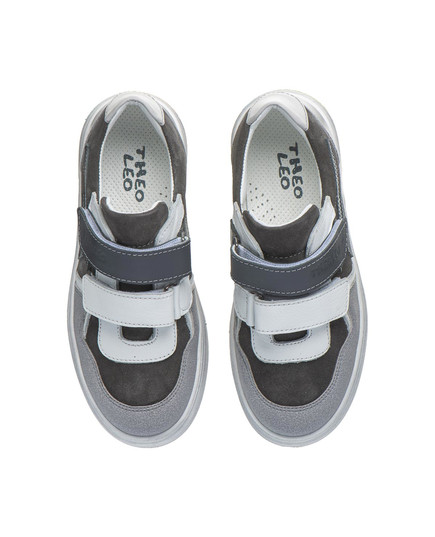 Кеды для мальчиков Theo Leo белого и серого цветов (LEO-3236 SM-WH), Цвет: сірий/білий, Размер: 21, изображение 3