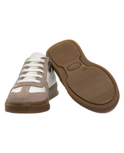 Кеды для девочек Theo Leo белого и бежевого цветов (LEO-3369/K  WH-BEIG), Цвет: білий/бежевий, Размер: 33, изображение 2