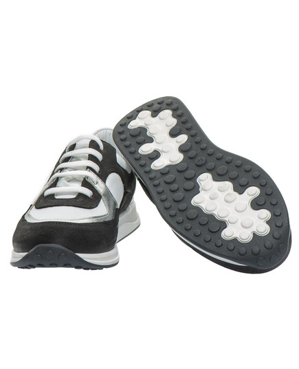 Кроссовки для девочек Theo Leo бело-чорного цвета, Цвет: білий/чорний/срібний, Размер: 37, изображение 2