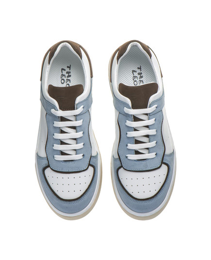 Кеды детские Theo Leo белого и голубого цветов (LEO-3450 WH-BL), Цвет: білий/блакитний, Размер: 37, изображение 3