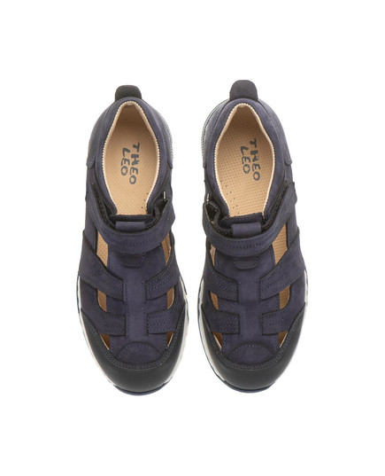 Мокасины для мальчиков Theo Leo темно-синего цвета, Цвет: т.синій, Размер: 32, изображение 2