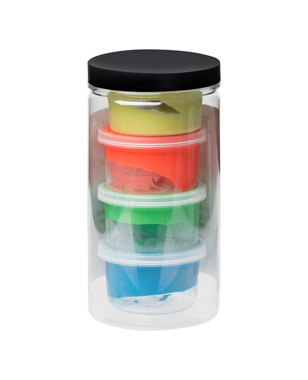 Набір терапевтичного пластиліну з різним рівнем жорсткості, 4 шт., зображення 3