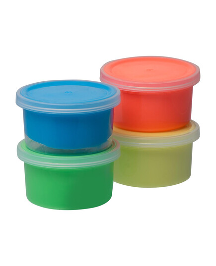 Набір терапевтичного пластиліну з різним рівнем жорсткості, 4 шт., зображення 2