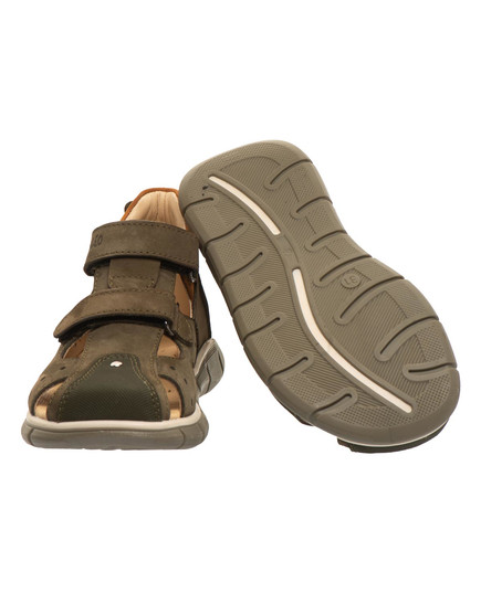 Босоніжки для хлопчиків Theo Leo хакі кольору (LEO-T007 KH), Колір: хакі, Розмір: 22, зображення 4