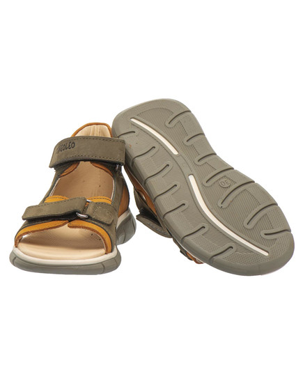 Босоножки для мальчиков Theo Leo хаки цвета, Цвет: хакі, Размер: 26, изображение 4