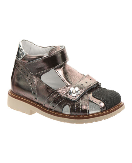 Босоніжки для дівчаток Theo Leo бронзового кольору (LEO-2748 COLOR), Колір: бронзовий, Розмір: 27