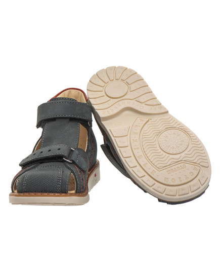 Босоножки для мальчиков Theo Leo графитового цвета (LEO-2748 SM), Цвет: графітовий, Размер: 30, изображение 2