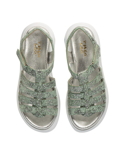 Сандалии для девочек Theo Leo мятного цвета (LEO-R1 TUR), Цвет: м'ятний, Размер: 31, изображение 3