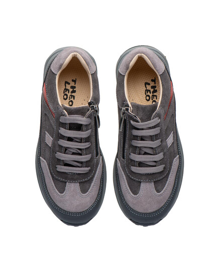 Кроссовки для мальчиков Theo Leo серого цвета (LEO-3426), Цвет: т.сірий, Размер: 32, изображение 3