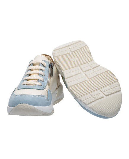 Кросівки для дівчаток Theo Leo бежево-блакитного кольору (LEO-3466), Колір: білий/бежевий/блакитний, Розмір: 32, зображення 4