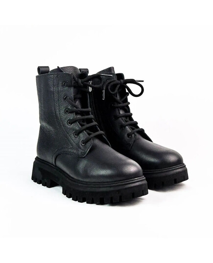 Зимові дитячі черевики Theo Leo чорного кольору, Колір: чорний, Розмір: 34, зображення 3