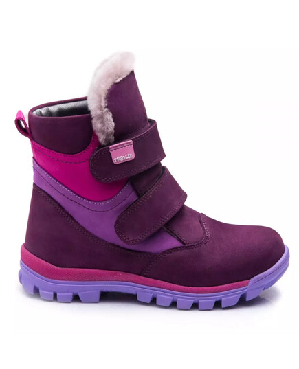 Зимові черевики для дівчаток Theo Leo фіолетового кольору, Колір: фіолетовий, Розмір: 20, зображення 2