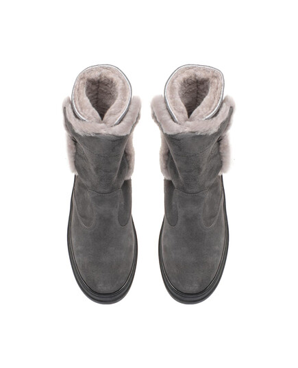 Зимние сапоги для девочек Theo Leo серого цвета (LEO-3176), Цвет: чорний, Размер: 33, изображение 3