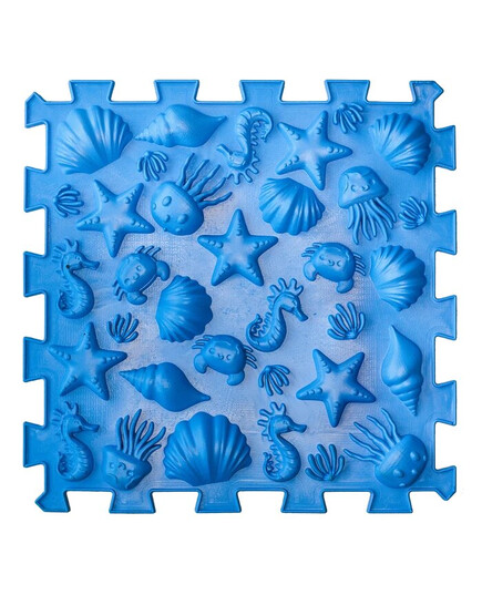 Масажний килимок Ortek МОРСЬКИЙ Пазли 6 елементів, ОЛВІ (Україна), зображення 4