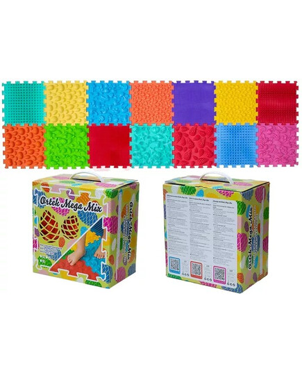 Масажний килимок Ortek Мега МІКС Пазли 14 елементів з грою «Лісові пригоди», ОЛВІ (Україна), зображення 14