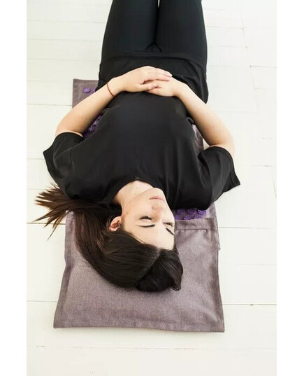 Профилактический акупунктурный массажер Ortek (коврик и подушка), ОЛВИ (Украина), изображение 8