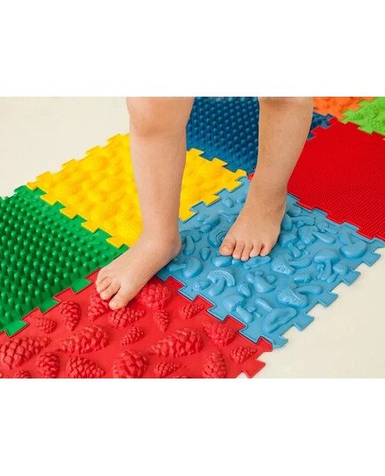 Масажний килимок Ortek МІКС Пазли 8 елементів, ОЛВІ (Україна), зображення 2