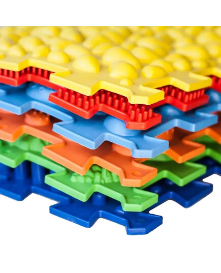 Масажний килимок Ortek Мега МІКС Пазли 10 елементів з грою «Лісові пригоди», ОЛВІ (Україна), зображення 3