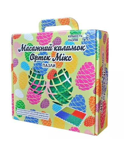 Массажный коврик «Пазлы Микс» из 6 элементов, ОЛВИ (Украина), изображение 9