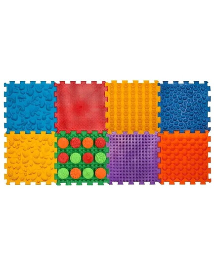 Масажний килимок «МІКС Пазли» (8 елементів + візерунки), Ortek (Україна), зображення 3