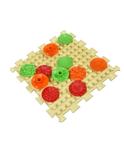 Масажний килимок «МІКС Пазли» (8 елементів + візерунки), Ortek (Україна), зображення 7