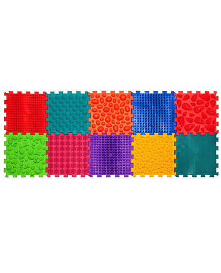 Масажний килимок Ortek Мега МІКС Пазли 10 елементів з грою «Лісові пригоди», ОЛВІ (Україна), зображення 17