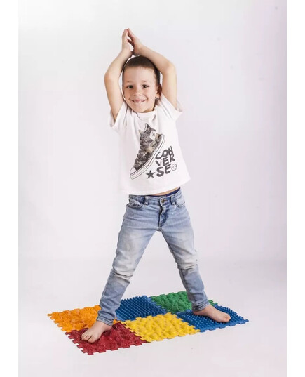 Массажный коврик «Пазлы Микс» из 6 элементов, ОЛВИ (Украина), изображение 2