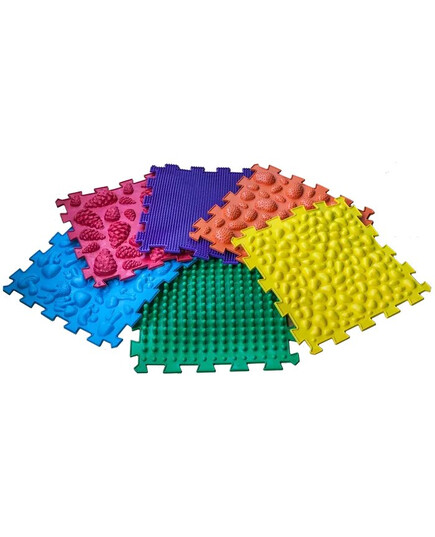 Масажний килимок Ortek Мега МІКС Пазли 14 елементів з грою «Лісові пригоди», ОЛВІ (Україна), зображення 9