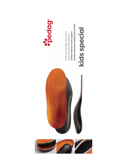 Ортопедическая детская каркасная стелька, супинатор для закрытой обуви, Ortho Kids Pedag 191, Размер: 24/25, изображение 10