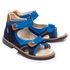 Босоножки для мальчиков Theo Leo синего цвета, Цвет: синій/рудий, Размер: 30