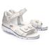 Сандалі для дівчаток Theo Leo срібного кольору, Колір: білий/срібний, Розмір: 27