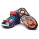 Босоножки для мальчиков Theo Leo синего и красного цветов, Цвет: синій/червоний, Размер: 25, изображение 2