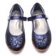 Туфлі для дівчаток Theo Leo синього кольору, Колір: чорний/синій прінт, Розмір: 35, зображення 3