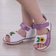 Босоножки для девочек Theo Leo белого и сиреневого цветов, Цвет: білий/бузковий, Размер: 29, изображение 2