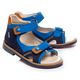 Босоножки для мальчиков Theo Leo синего цвета, Цвет: синій/рудий, Размер: 30