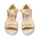 Сандалі для дівчаток Theo Leo бежевого кольору, Колір: бежевий/золото, Розмір: 26, зображення 4
