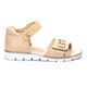 Сандалі для дівчаток Theo Leo бежевого кольору, Колір: бежевий/золото, Розмір: 26, зображення 5