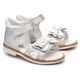 Босоножки для девочек Theo Leo белого цвета, Цвет: білий/срібний, Размер: 36
