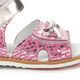 Босоножки для девочек Theo Leo серебряного и розового цветов, Цвет: рожевий/срібло, Размер: 27, изображение 4