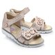 Сандалі для дівчаток Theo Leo бежевого кольору, Колір: золотий леопард, Розмір: 26
