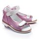 Босоніжки для дівчаток Theo Leo рожевого кольору, Колір: рожевий пітон /білий переламутр, Розмір: 27